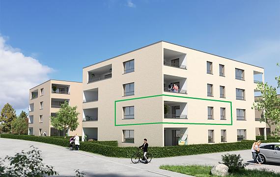 Neubautraum im Hatlerdorf! 4-Zi-Wohnung mit Loggia zu vermieten! Top D5 in Dornbirn